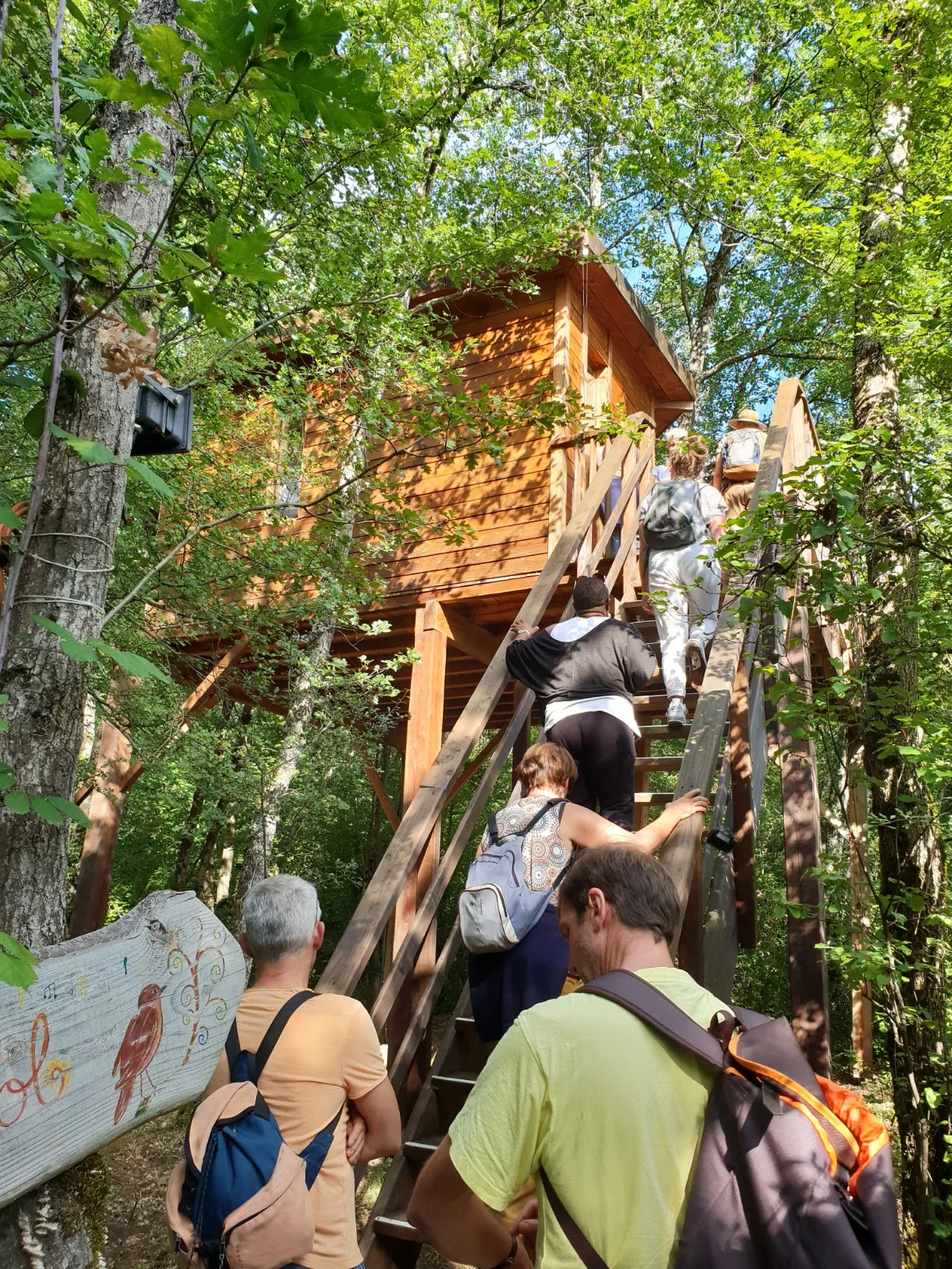 Présentation / Visite guidée de l'écovillage 1 20190821 172649