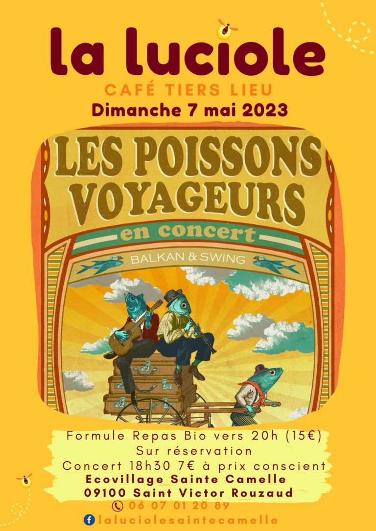 Flyer Poissons voyageurs