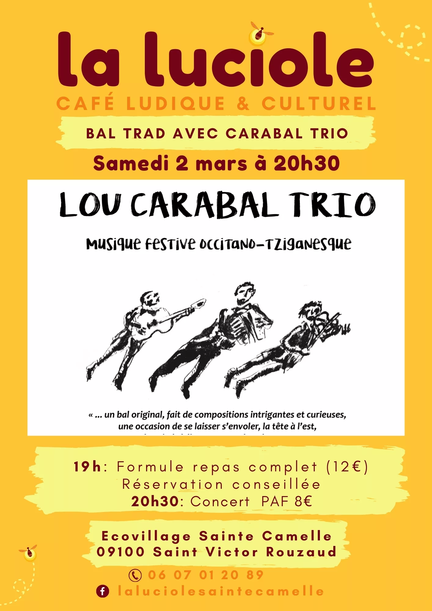 Carabal Trio concert bal