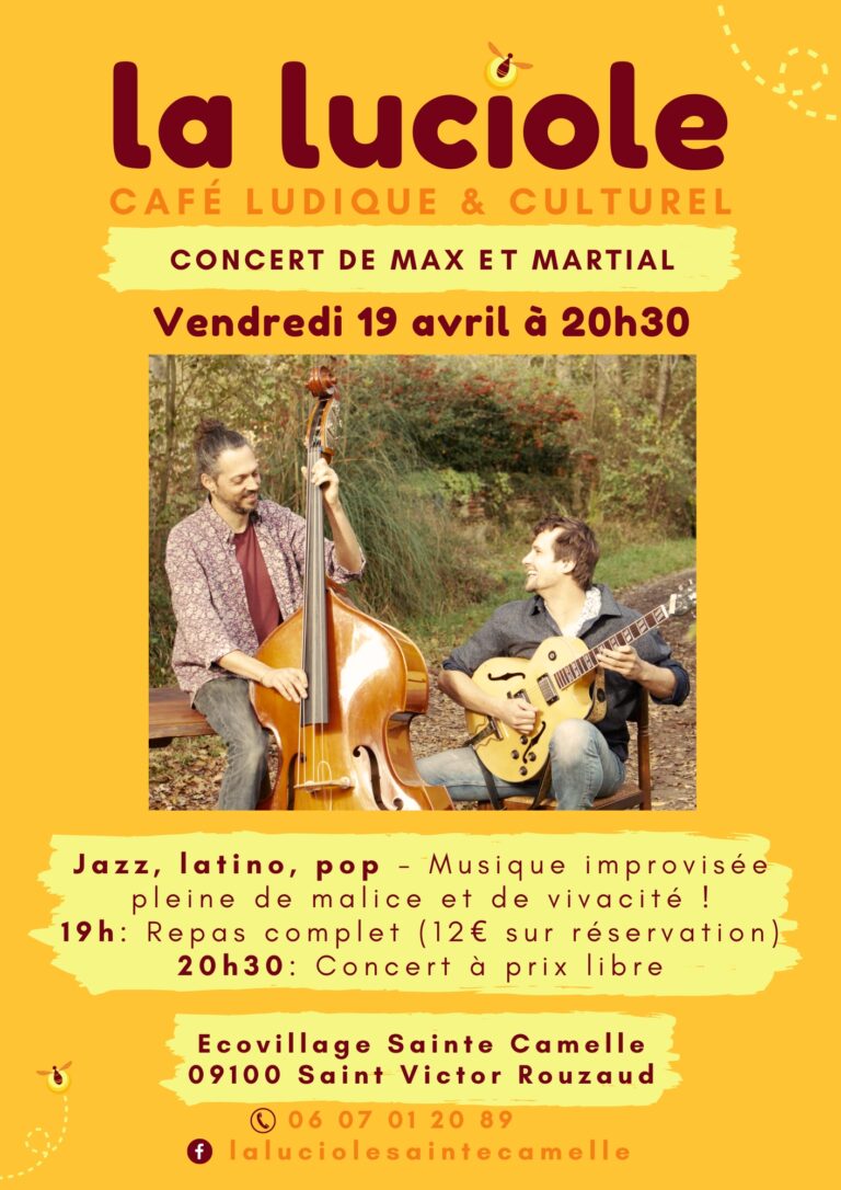 Max et Martial en concert