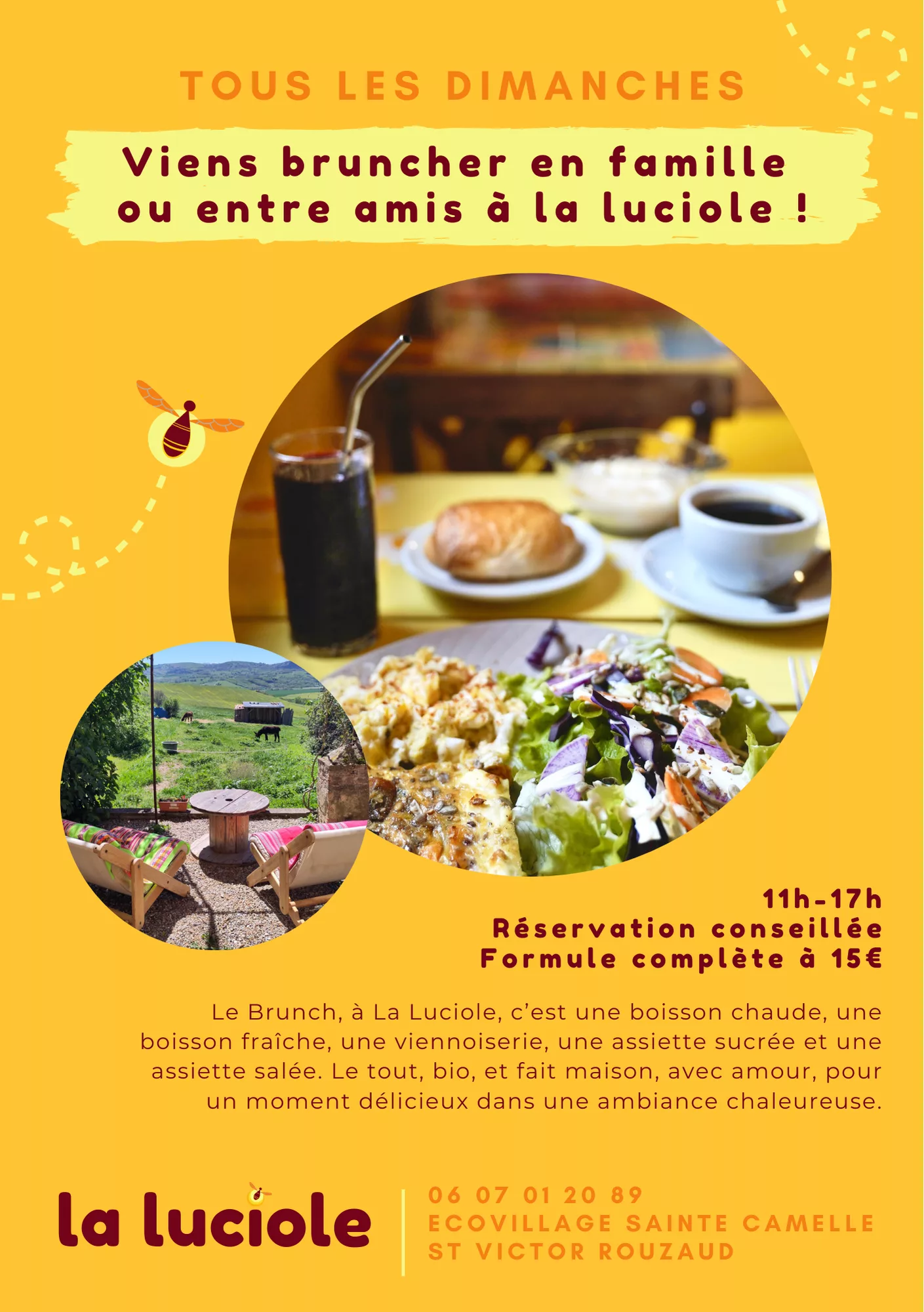 Tous les dimanches, viens bruncher à La Luciole ! 1 Brunch
