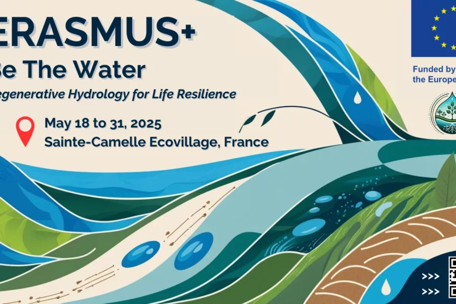 BE THE WATER banner