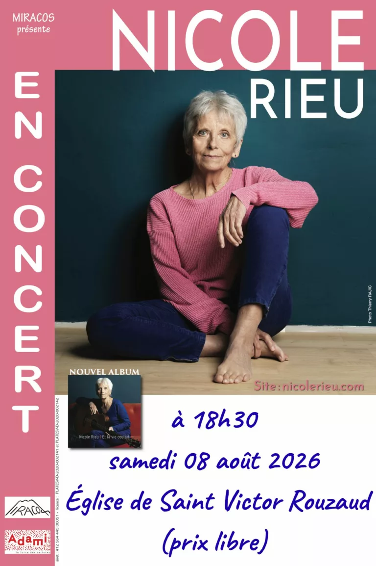 Concert Nicole Rieu 08 aout 2026